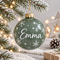 Personalisierte Christbaumkugel 8 cm mit Namen