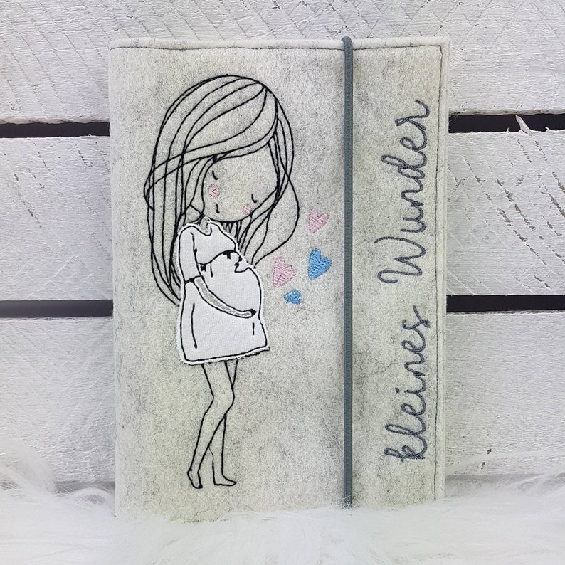 Mutterpasshülle liebe im Bauch unisex