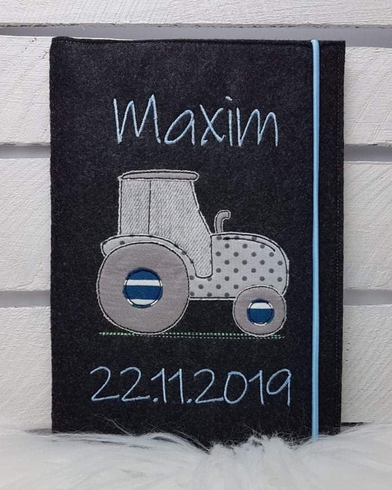 U-Hefthülle personalisiert - Traktor